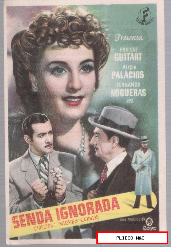 Senda Ignorada. Sencillo de Filmófono. Cine Martinense 1947