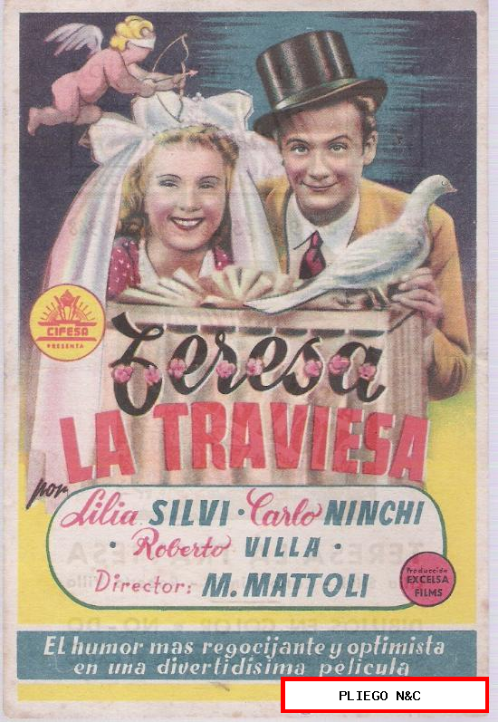 Teresa la Traviesa. Sencillo de Cifesa. Cine Martinense 1948