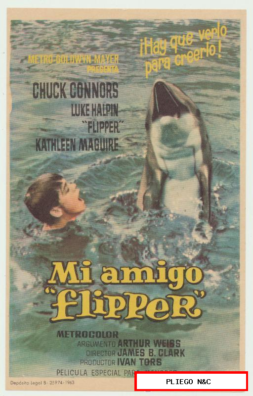 Mi amigo Flipper. Sencillo de MGM