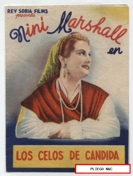 Los celos de Cándida. Doble de Rey Soria Films. Gran Teatro Nacional 1946