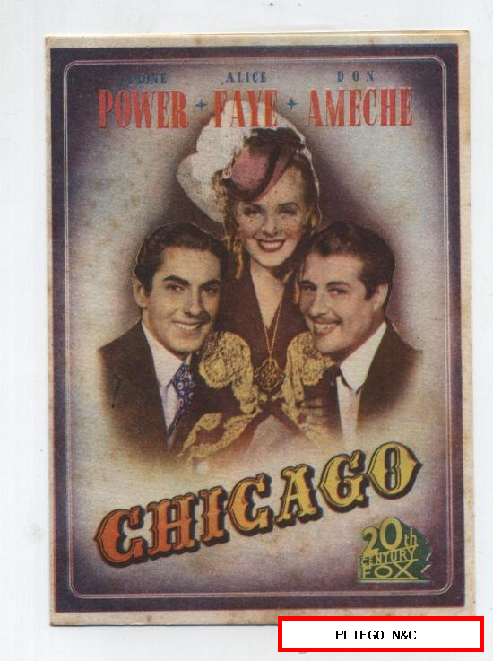Chicago. Doble de 20Th Century Fox. Monumental Cinema 1945