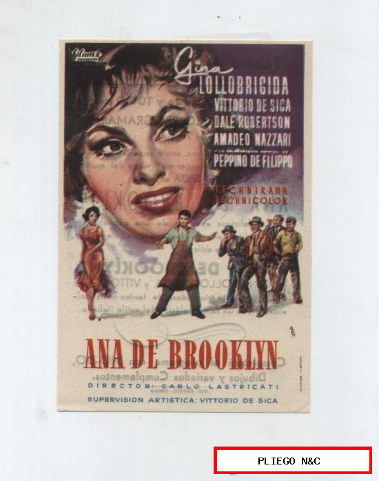Ana de Brooklyn. Sencillo de Filmax. Teatro Regio-Yecla