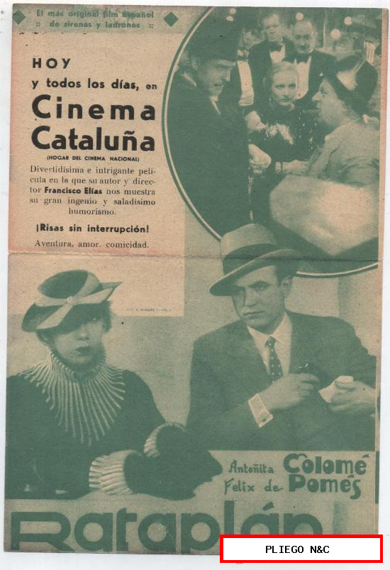 Rataplán. Doble de Cifesa. Cinema Cataluña
