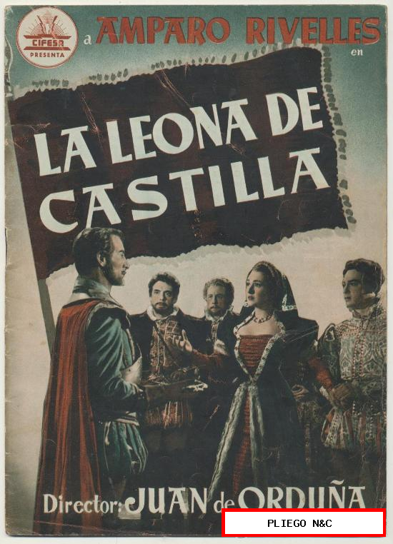 La Leona de Castilla. Guía de Cifesa