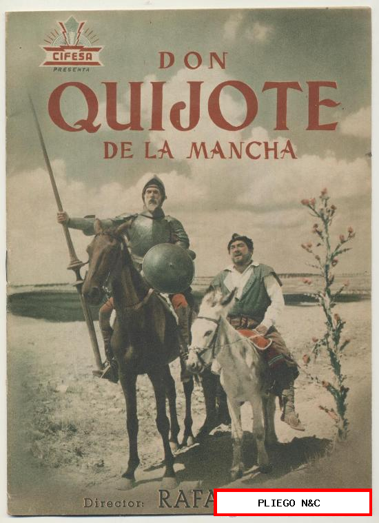 Don Quijote de la Mancha. Guía de Cifesa