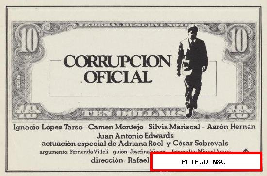 Corrupción Oficial. Sencillo de Pelimex