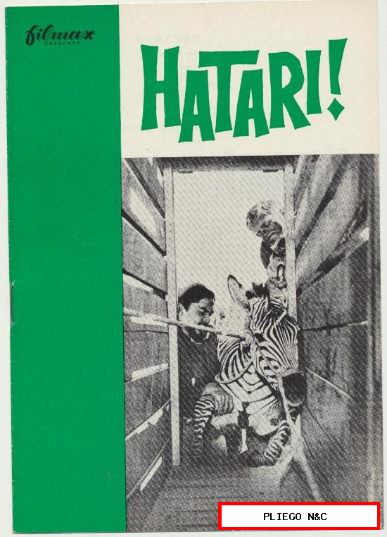 Hatari. Guía Publicitaria de Filmax