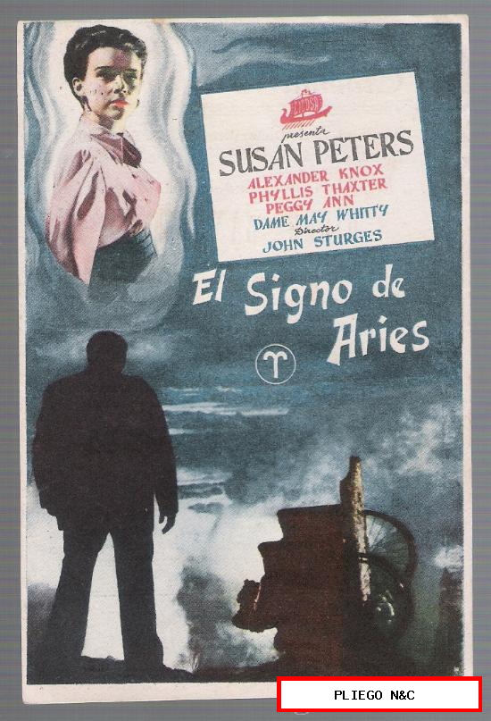El Signo de Aries. Sencillo de Cicosa. Cinema Ideal-Olot 1948