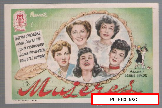 Mujeres. Sencillo de Procines. Gran Teatro Nacional-Melilla 1948