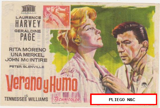 Verano y Humo. Sencillo de Mercurio. Cine Unión-Masnou 1963