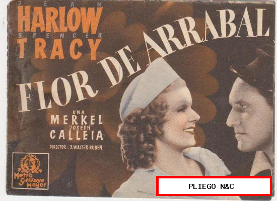 Flor de Arrabal. Doble de MGM. Cinema Ateneu-Sant Just Desvern 1938