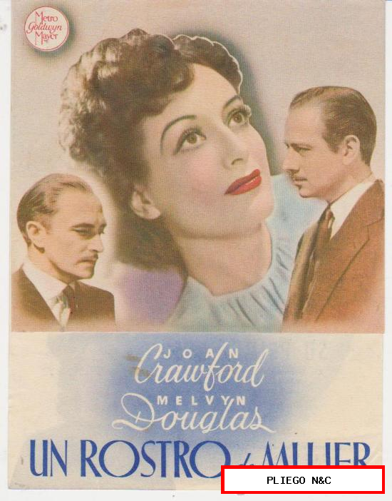 Un rostro de mujer. doble de MGM Cine Casino-Masnou 1944