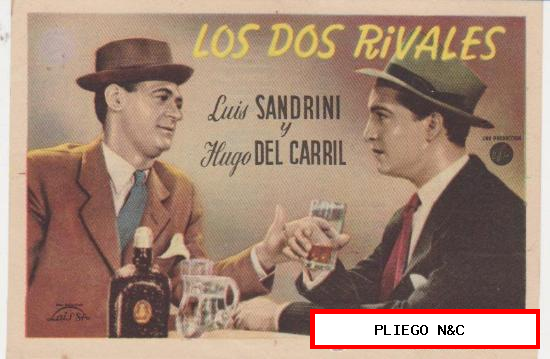 Los dos rivales. Sencillo de EFA. Cine Meridiana 1947
