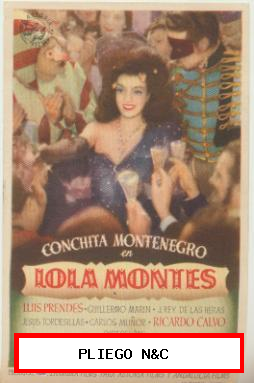Lola Montes. Sencillo de Astoria Films