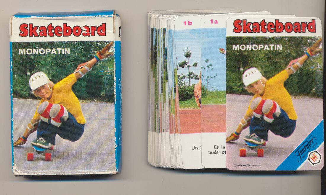 Baraja Skateboard. 32 cartas. Heraclio Fournier 1979
