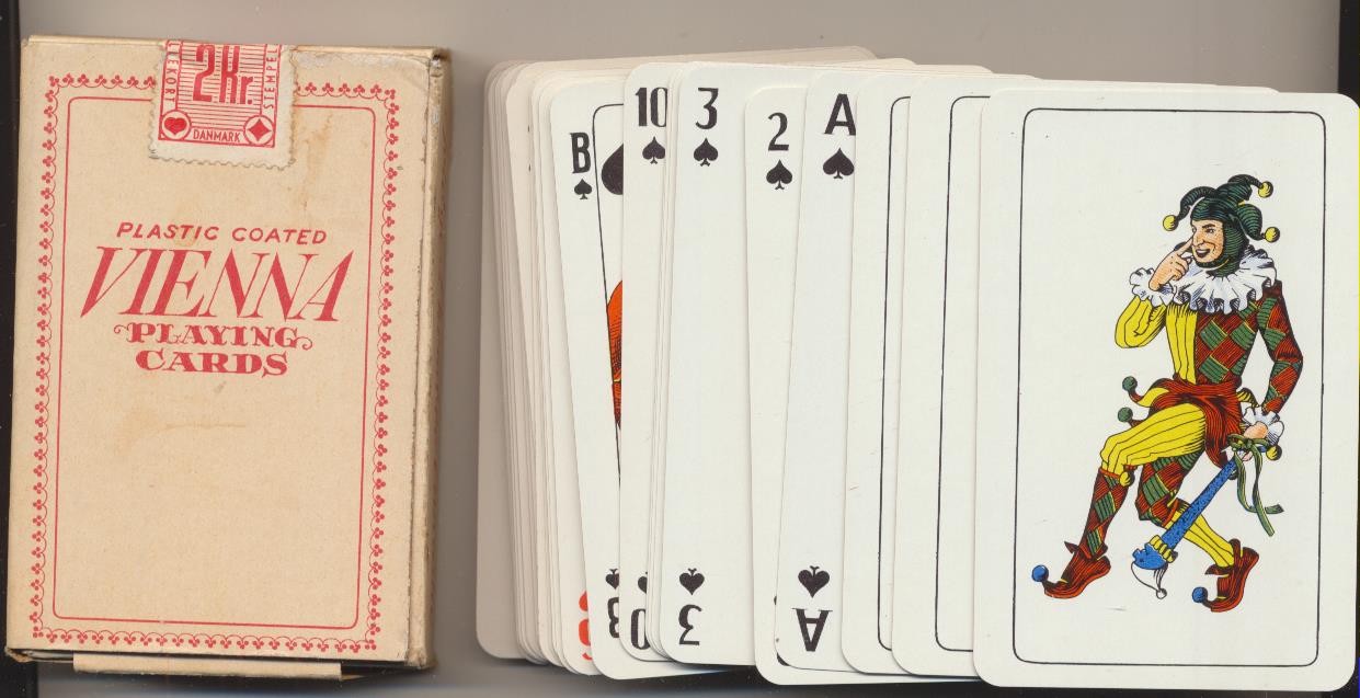 Baraja Vienna. Playing Cards. Dinamarca
