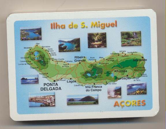 Baraja Isla de San Miguel. Azores. Precintada