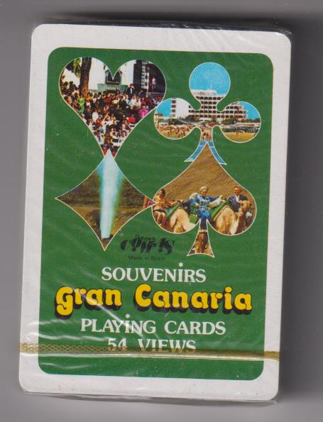 Baraja Souvenir Gran Canaria. 54 vistas, Naipes Comas. SIN USAR, PRECINTADA