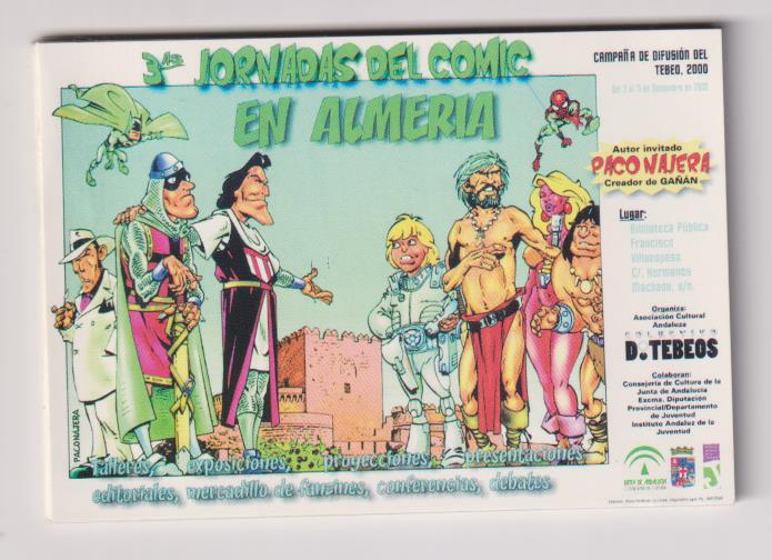 Pegatina (7,5x10, 5) 3ªs Jornadas del Comic en Almería