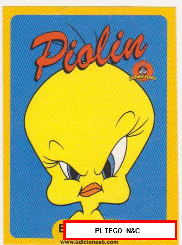 Pegatina. Piolín (8x6) Ediciones B. SIN USAR