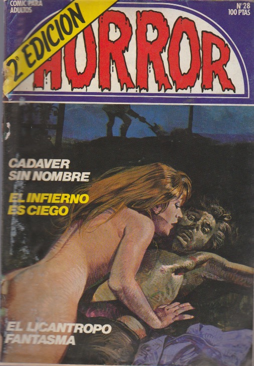 Horror. Ediciones Actuales 1977 (Zinco / Edicomic). Nº 28 2ª Edición