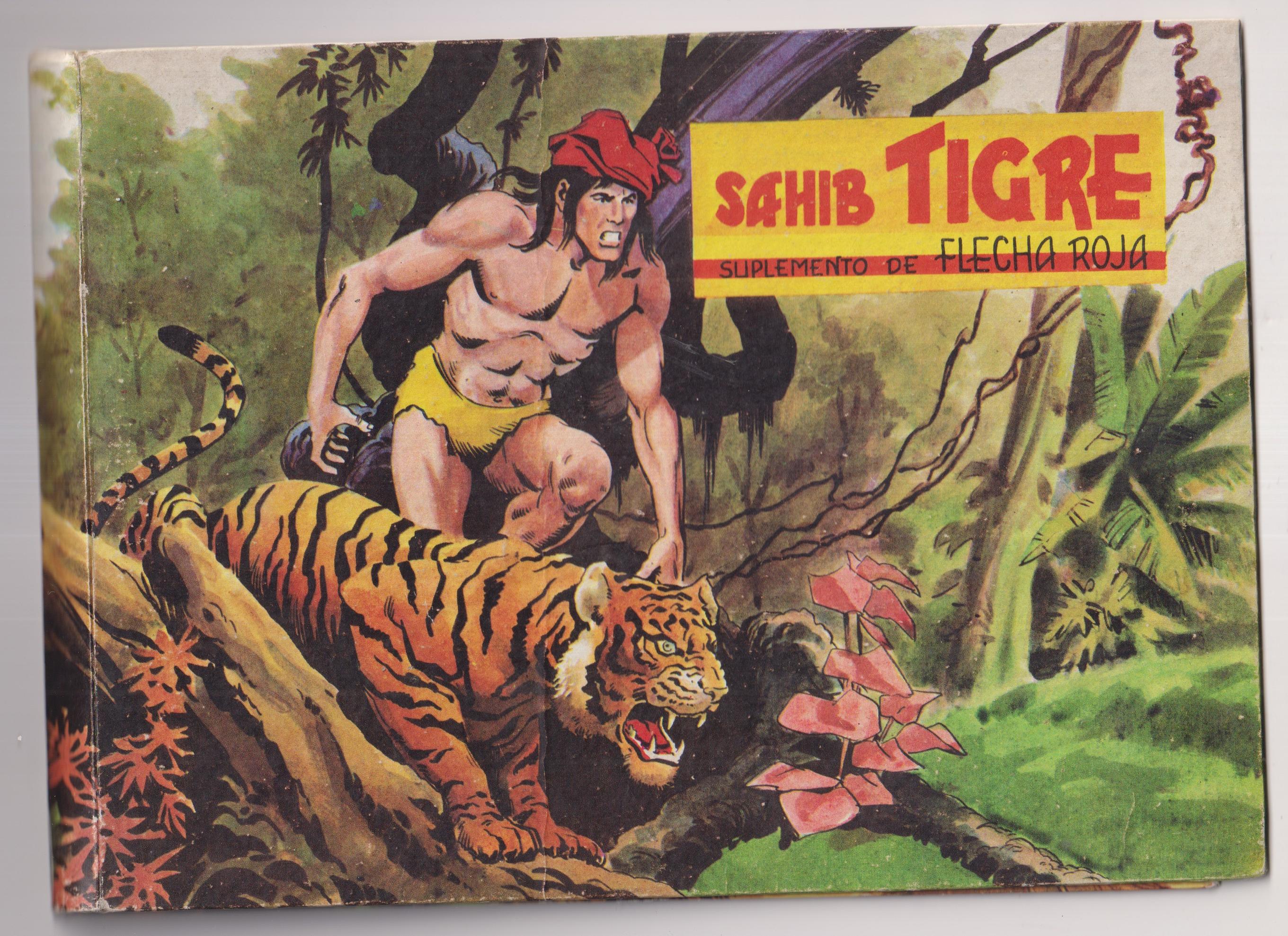 Sahib Tigre. Suplemento de Flecha Roja. Tapas. Editorial Maga