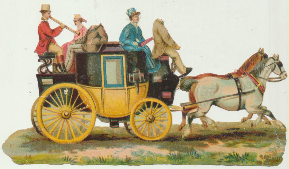 Cromo Troquelado (18,5x11) Siglo XIX-XX