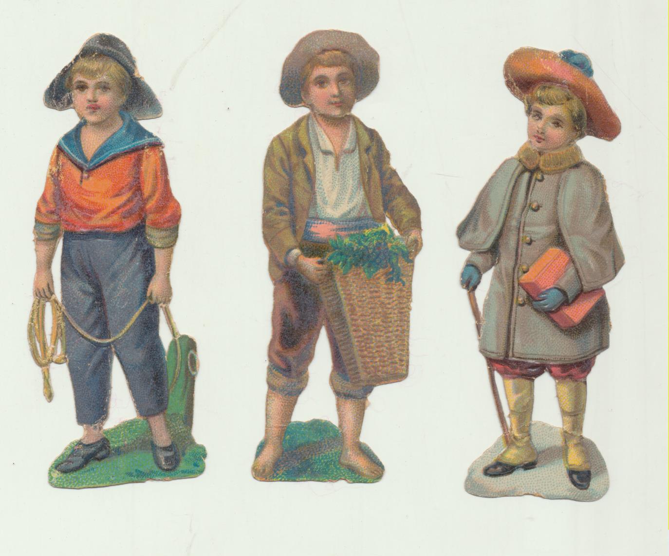Lote de Cromos Troquelados (8 cms) Siglo XIX-XX