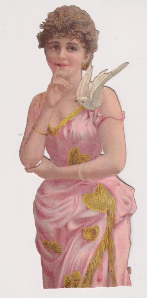 Cromo Troquelado (16 cms.) Siglo XIX